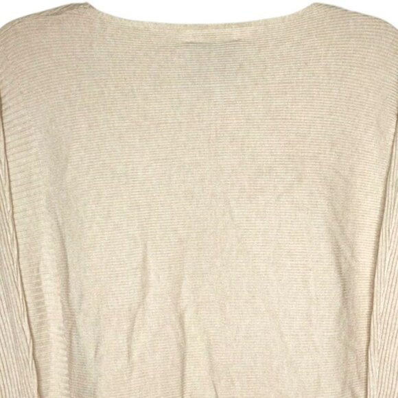 Liv Milano YUMMY Pullover Rhinestone Studded Knit Sweater - Ivory - M - Picture 6 of 10